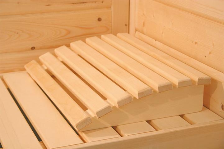 Produktbild Karibu Cortona mit Dachkranz (9 KW interne Steuerung)