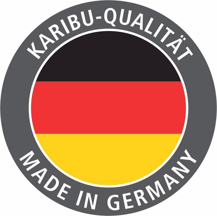 Produktbild Karibu Cortona mit Dachkranz (9 KW Bio externe Steuerung)