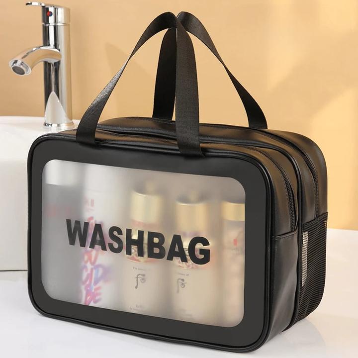Only-Bags.Store Nass-Trocken-Trennung Schminktasche tragbare Kulturtasche Reise Essentials grosse Kapazität