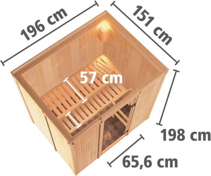 Image du produit Karibu Fanja sans couronne de toit (Sans four)