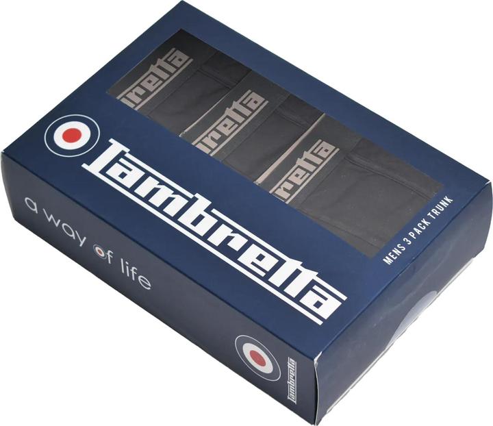 Actual product image Lambretta Mens Essential Boxer Shorts (Pack of 3) (XXL, pack of 3)