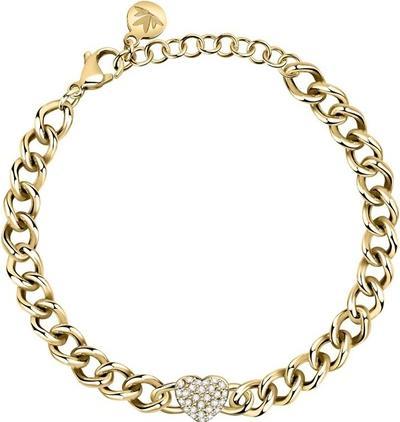 Morellato Romantic gilded bracelet with Incontri SAUQ15 crystals (L)