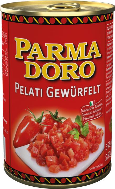 Parmadoro Pelati Gewürfelt (395 g)