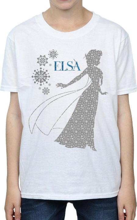 Image du produit Disney - T-shirt FROZEN ELSA CHRISTMAS SILHOUETTE - Garçon (116)