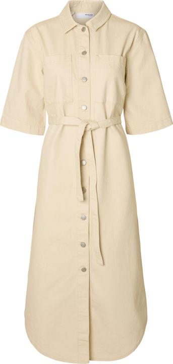 Selected Femme Denim Blusenkleid