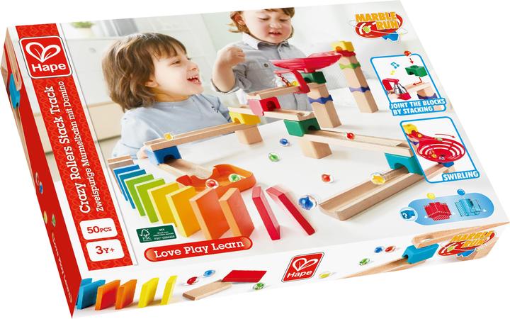 Produktbild Hape Zweispurige Murmelbahn