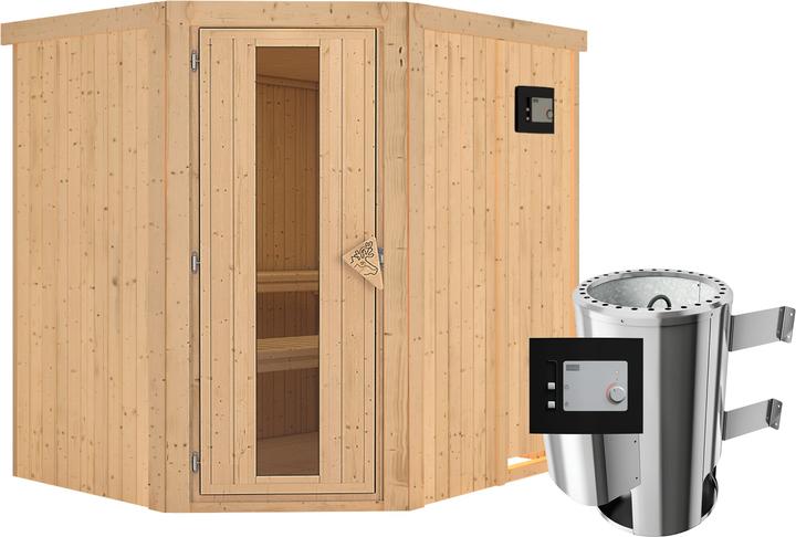Produktbild Karibu Lilja ohne Dachkranz (Plug & Play 3,6 KW externe Steuerung)