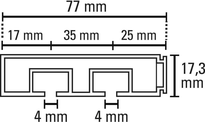 Immagine prodotto Gardinia Set di binari per tende