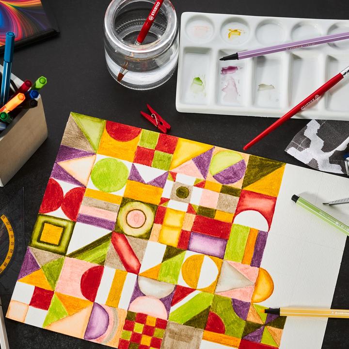Actual product image STABILO Pen 68 Premium felt-tip pen (Multicoloured, 20 x)