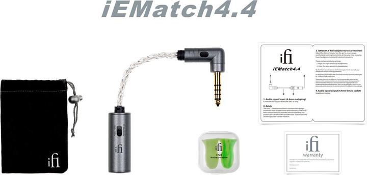 Produktbild iFi Audio iEMatch4.4 (Klinkenadapter, Winkeladapter, Analog -> Analog)