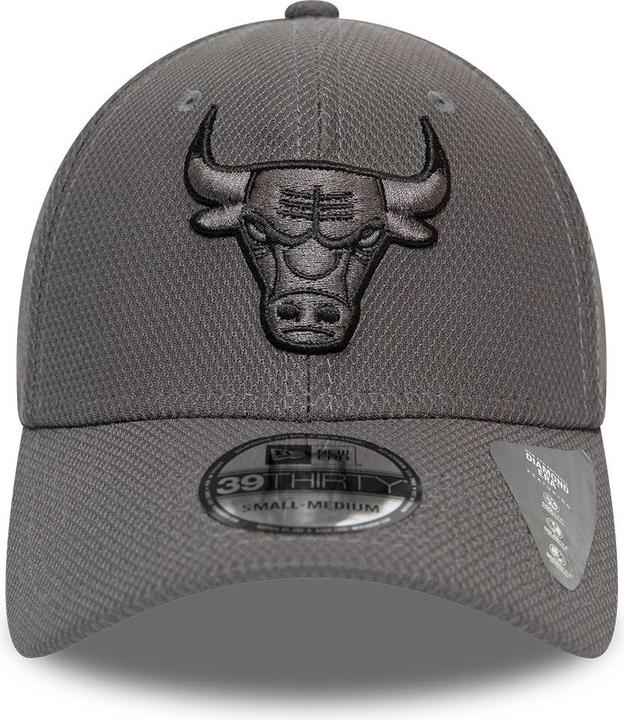Actual product image New Era 39Thirty Diamond Cap - Chicago Bulls graphite (S)