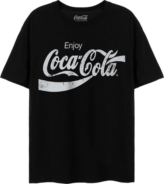 Immagine prodotto Coca Cola Maglietta Logo Effetto Invecchiato Adulto Unisex (M)