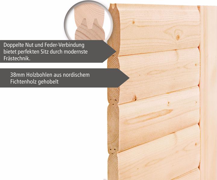 Actual product image Karibu Heikki (9 KW Bio external control)