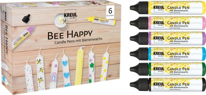 Actual product image Kreul Bee Happy (Black, Green, Yellow, Rose, Light blue, Violet, 174 ml)