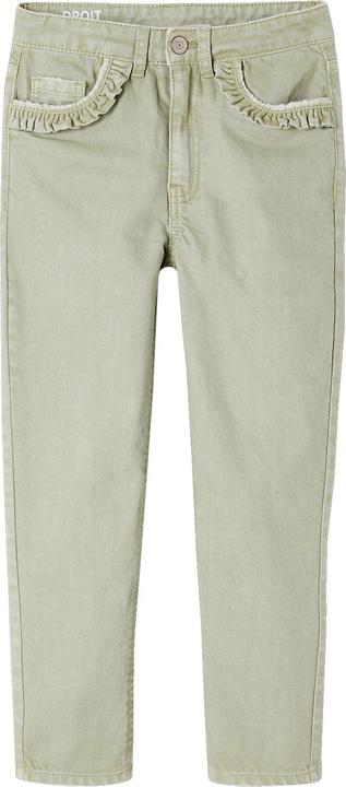 Actual product image Vertbaudet Straight girls' trousers, SLIM waist size (146)