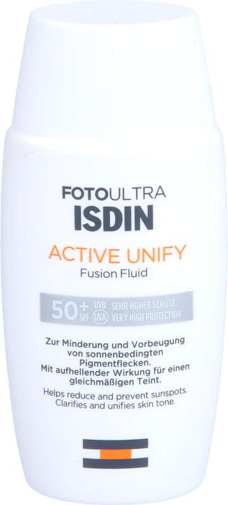 Image du produit Isdin FotoUltra Active Unify (Crème solaire, SPF 50+, 50 ml)