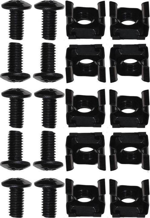 Actual product image Lanberg 19 " fixed bottom 1U Rack-483x500mm black