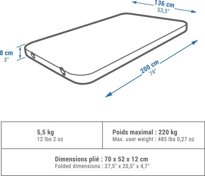 Image du produit Quechua Confort Double