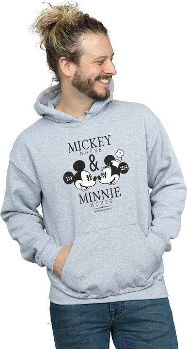 Immagine prodotto Disney Mickey And Minnie Mouse Mousecrush Mondays Felpa con Cappuccio Uomo (3XL)