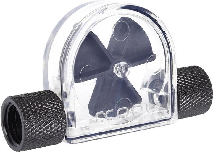 Alphacool Indicatore di flusso Ice Wing nero G1/4 IT - Acrilico