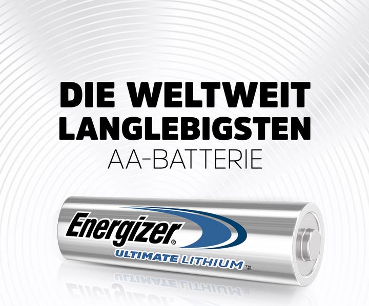 Actual product image Energizer Ultimate Lithium (4 pcs., AA, 3000 mAh)