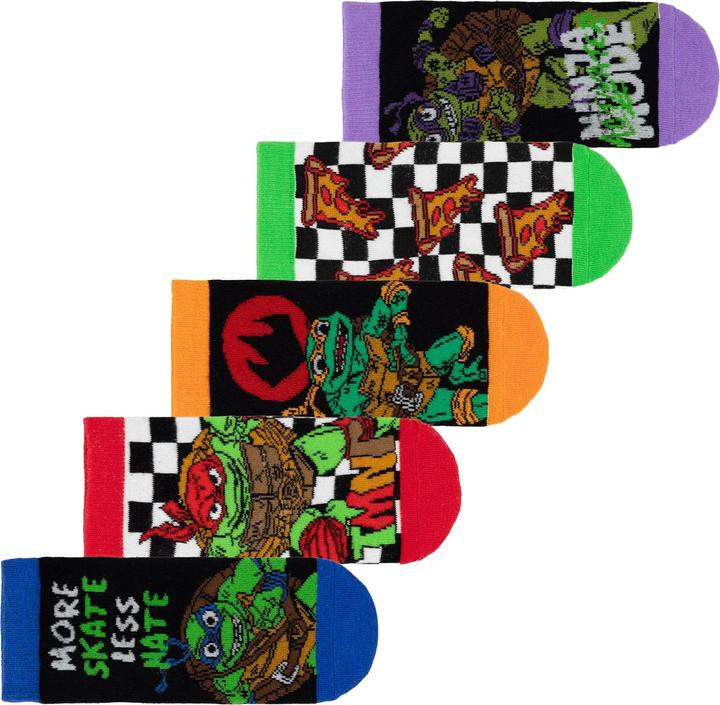Actual product image Teenage Mutant NT Boys More Skate Less Hate Socks (31.5 - 36)