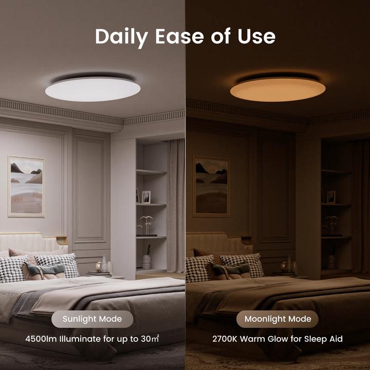 Actual product image Yeelight Arwen Ceiling Light 600D –⁠⁠⁠⁠⁠⁠ YLXDD-0150