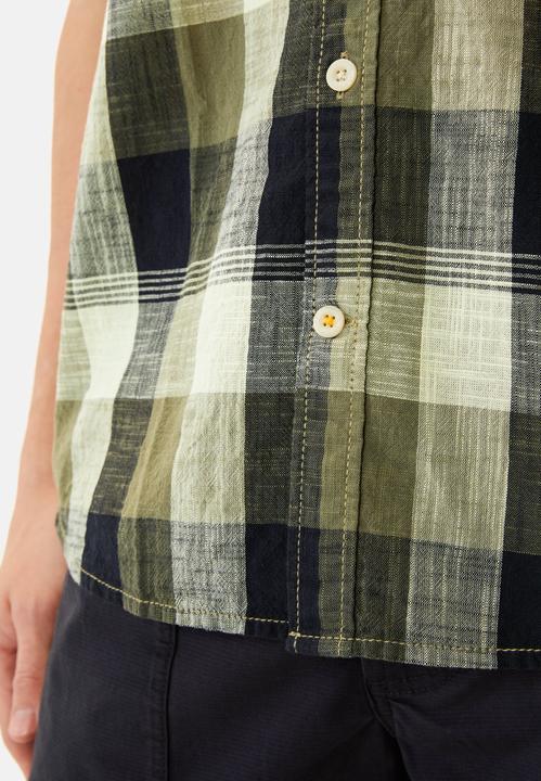 Image du produit Camel Active Kariertes Kurzarmhemd aus reiner Baumwolle (5XL)