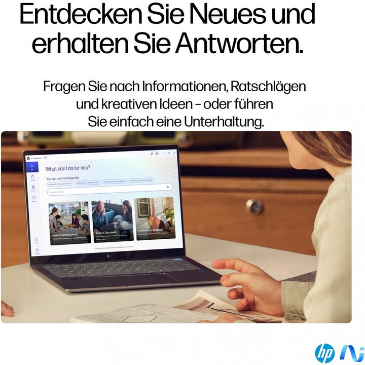 Produktbild HP OmniBook X AI 14-fe0165ng (14", Snapdragon X Elite X1E-78-100, 16 GB, 1000 GB, DE)