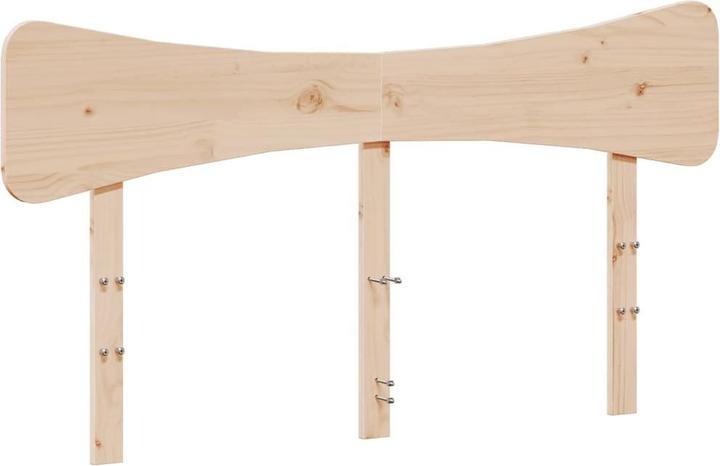 Image du produit VidaXL Lit en bois massif Lit double sans matelas 120x190cm pin (120 x 190 cm)