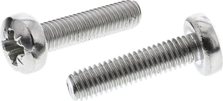 Actual product image Rs Pro Screws lens head A4 cross M6x25mm