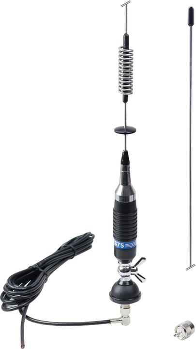 PNI CB antenna S75 with butterfly, bracket, cable and PL connector
