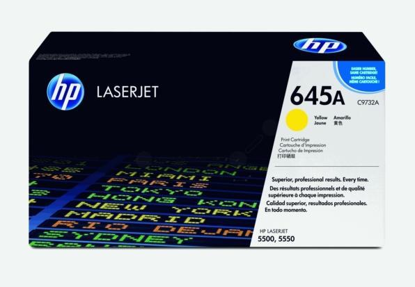 Actual product image HP 645a (Y)