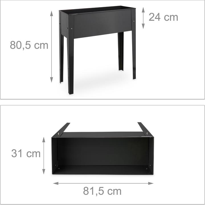Actual product image Relaxdays raised bed