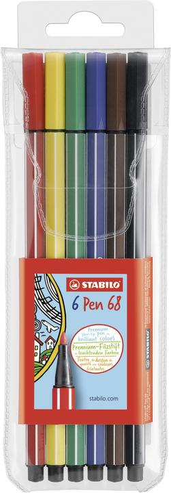 Rot, Schwarz, Grün, Blau, Braun, Gelb, Türkis