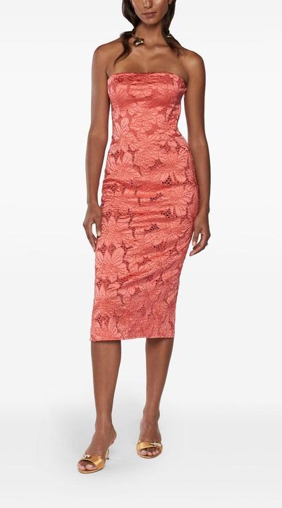 Actual product image Genny Dresses Coral Red (44)
