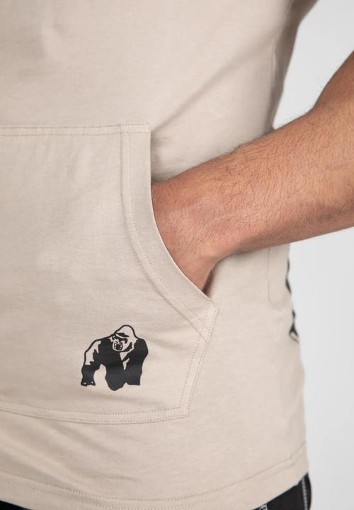 Image du produit Gorilla Wear Débardeur à capuche Loretto - Beige (M)