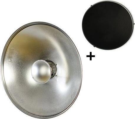 Produktbild Studioking Beauty Dish Silber SK-BD550 55 cm mit Waben (Beauty Dish)