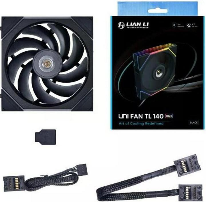 Produktbild Lian-Li UNI FAN TL Series Lüfter - 140mm, schwarz (140 mm, 1 x)