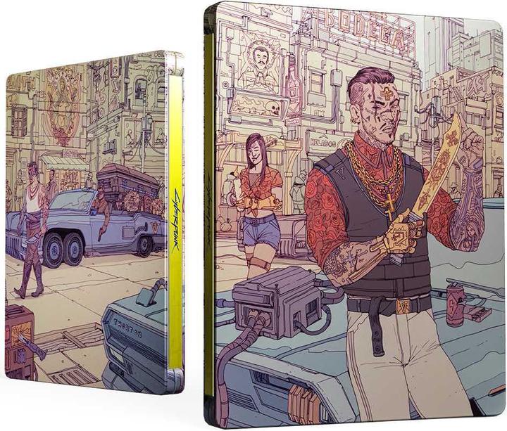 Actual product image Cyberpunk 2077 Steelbook Valentinos (PS5, PS4, PC, Xbox One X)