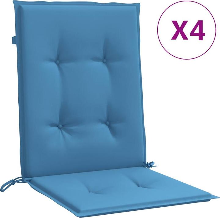 Produktbild VidaXL Niedriglehner-Auflagen 2 Stk. Stoff (100 x 50 x 4 cm)