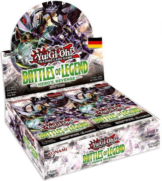 Immagine prodotto Yu-Gi-Oh Display di richiamo Battaglie della Leggenda: Vendetta dell'Eroe -! (Inglese, Display del booster)