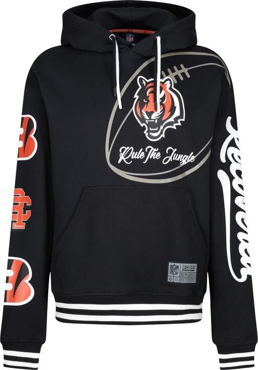 Produktbild Recovered Re:covered Fleece Hoody - PATCHES Cincinnati Bengals - XXL (XXL)