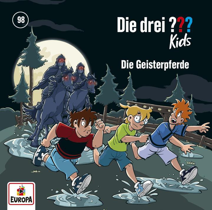 Immagine prodotto I tre DREI FRAGEZEICHEN Kids 98 - I cavalli fantasma (Ulf Blanck, Tedesco)
