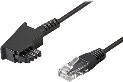 Immagine prodotto Good Connections Cavo di collegamento TAE DSL / VDSL, da TAE-F a Western plug 8P2C, 6m, nero, ®