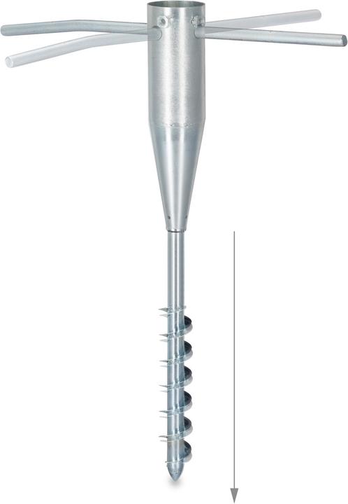 Immagine prodotto Relaxdays Picchetto per ombrellone 25 - 55 mm