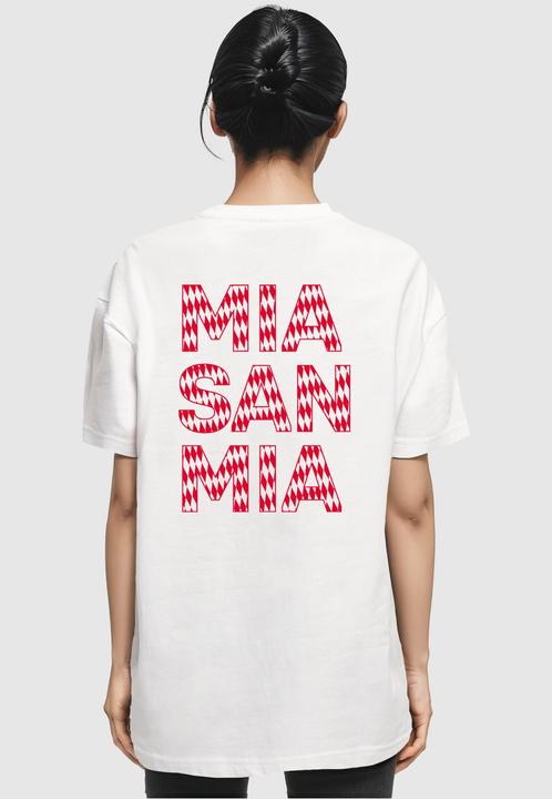 Produktbild FC Bayern München Logo Red Oversized Boyfriend Tee - 119409 (S)