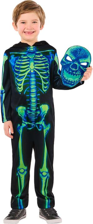 Immagine prodotto Bristol Novelty Bambini Scheletro Neon Costume (128)