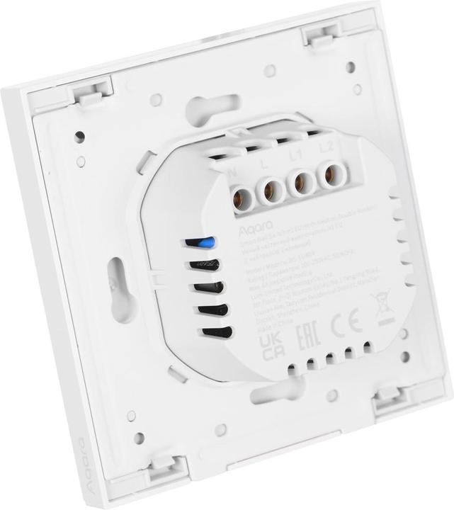 Produktbild Xiaomi Smart Wall Switch H1 Weiss With Neutral, Double Rocker (Zigbee)