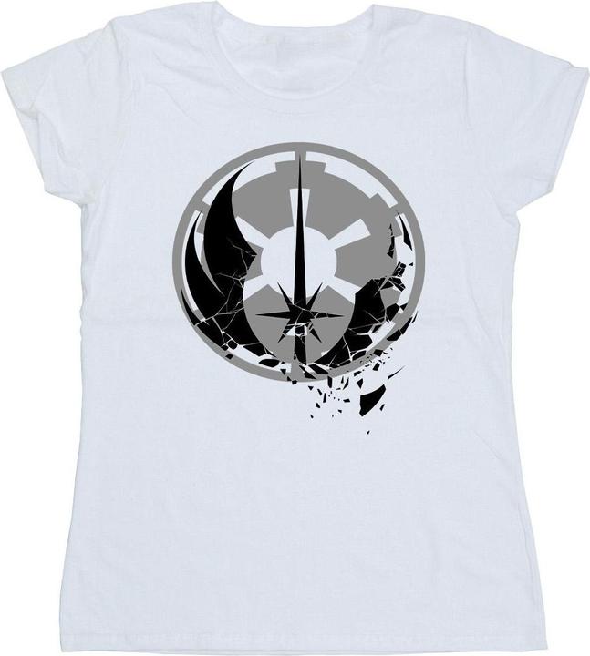Produktbild Star Wars ObiWan Kenobi Fractured Logos TShirt (L)